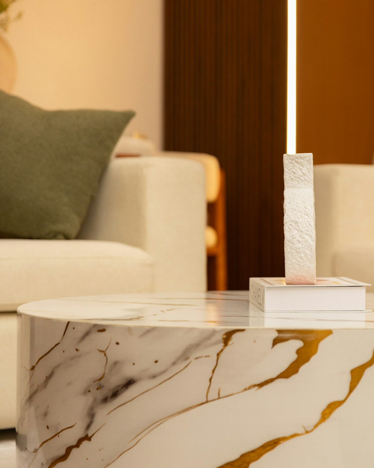 Slate Marble Coffee Table